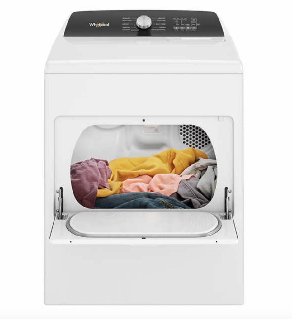 Costco appliances: Whirlpool front load electric dryer